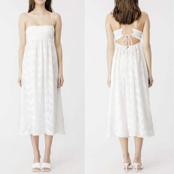NWT Bardot Zanthi Midi Dress in Orchic White Sz. XXL (US 12) - Picture 1 of 4
